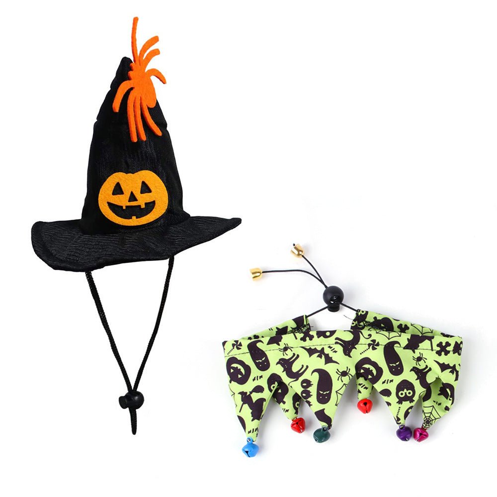 Halloween Cat Hat Scarf Set | Luxury Home Accessories | Heulog Glow
