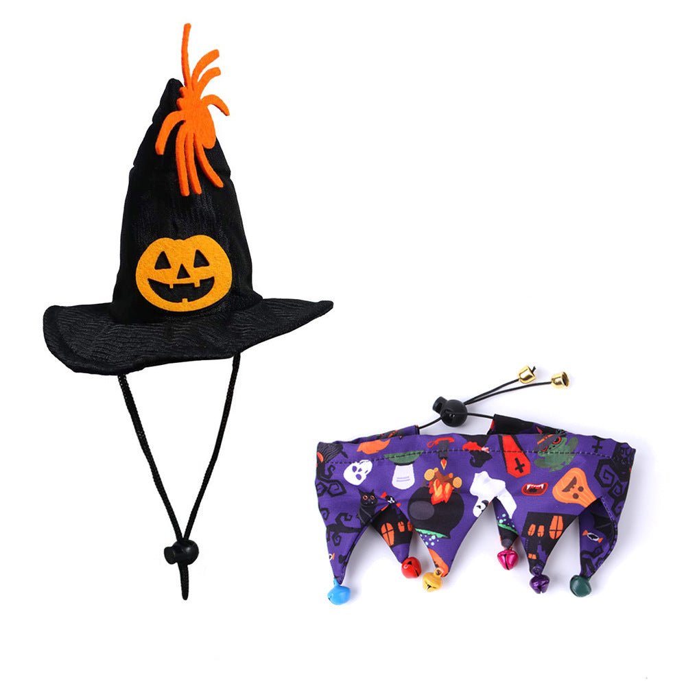Halloween Cat Hat Scarf Set | Luxury Home Accessories | Heulog Glow
