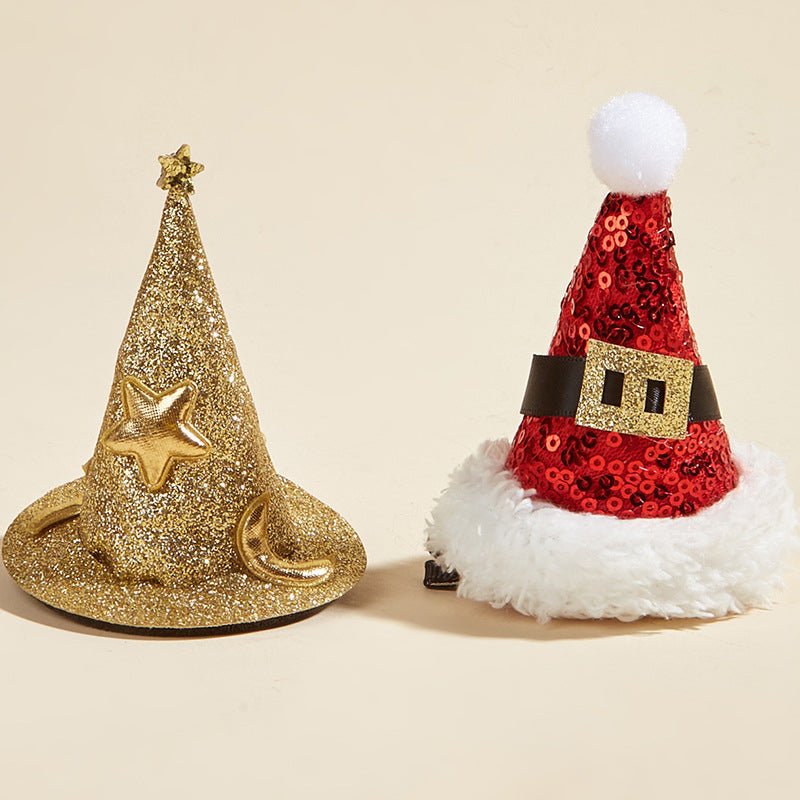 Halloween Hairpin Christmas Hat Witch Hat Dog Headdress Hat | Luxury Home Accessories | Heulog Glow