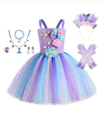 Halloween Mermaid Cosplay Children's Princess Dress | Luxury Home Accessories | Heulog Glow