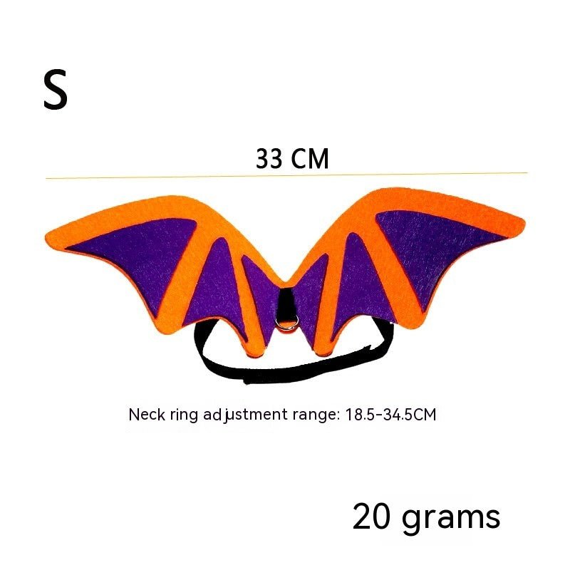 Halloween Pet Costume Bat Wings Bow Tie Hat Accessories | Luxury Home Accessories | Heulog Glow