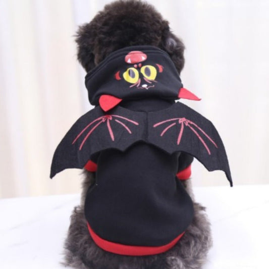 Halloween Pet Funny Black Skull Horror Make-up Cat Accessories Pet Dress Up Costume | Luxury Home Accessories | Heulog Glow