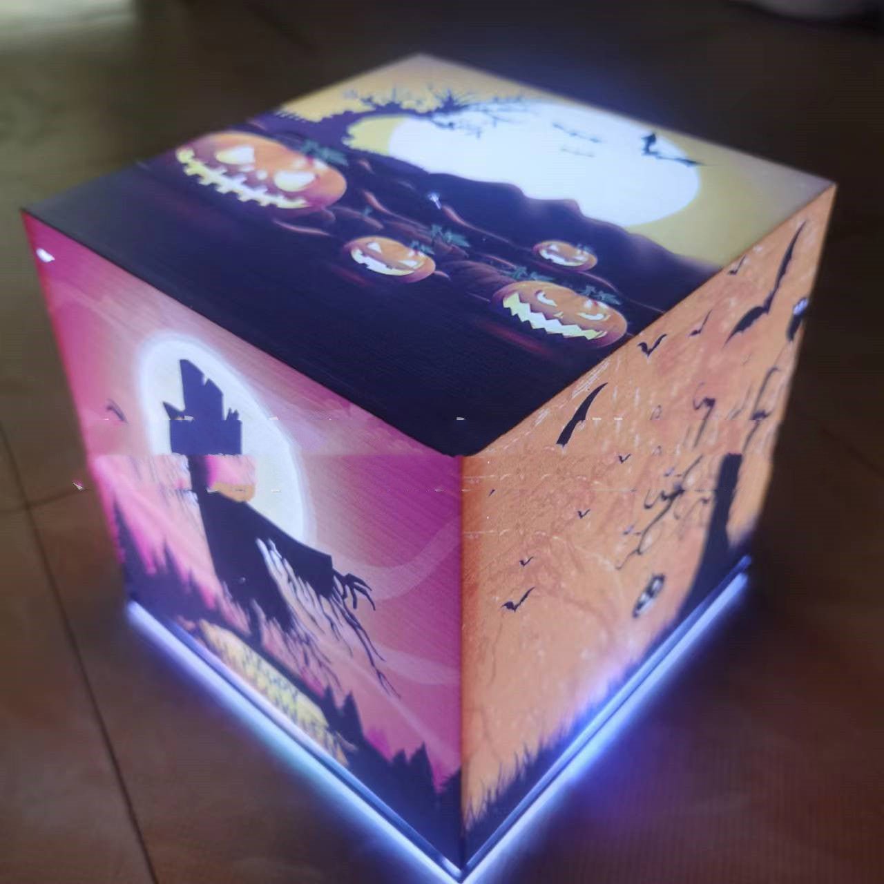 Halloween Pumpkin Ghost Atmosphere Decoration Lantern Box | Luxury Home Accessories | Heulog Glow
