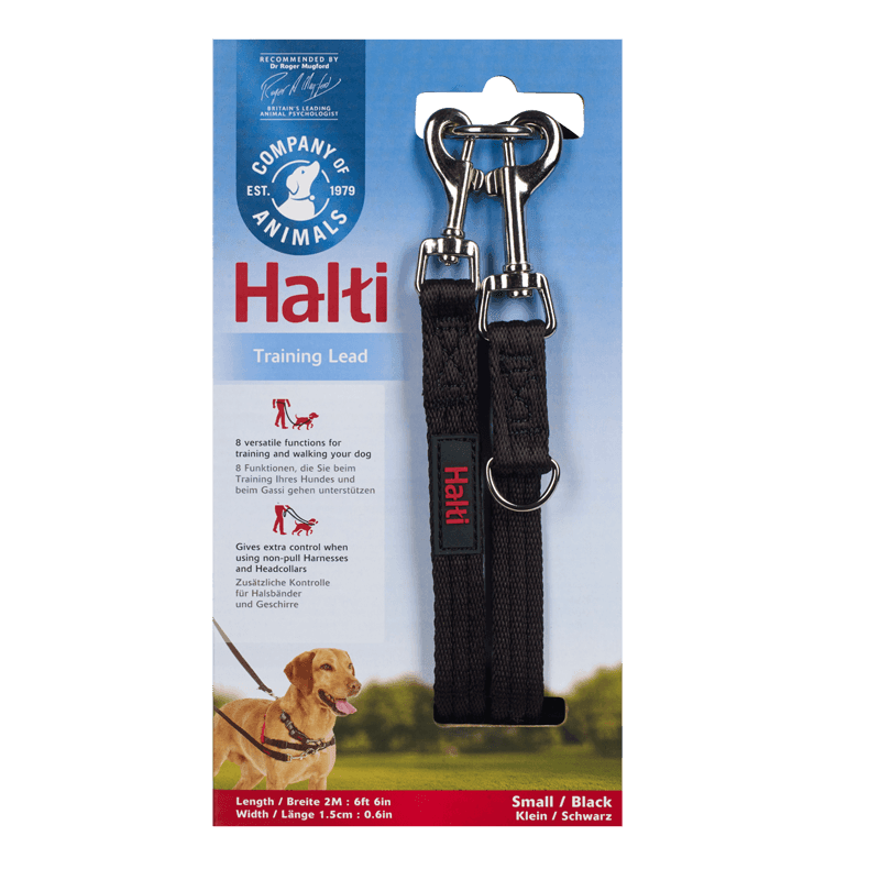 Halti Training Lead Black | Luxury Home Accessories | Heulog Glow