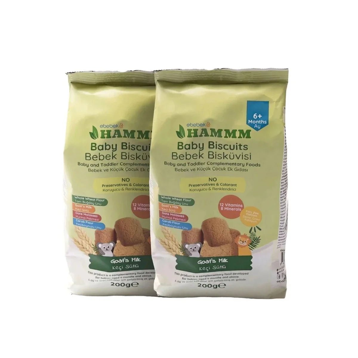 Hammm Baby Biscuits with Goat Milk 400g | Luxury Home Accessories | Heulog Glow