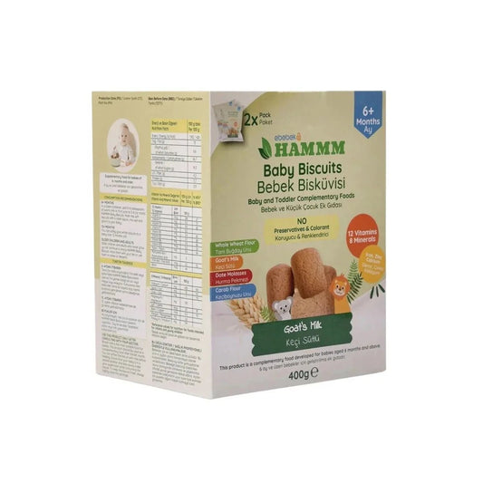 Hammm Baby Biscuits with Goat Milk 400g | Luxury Home Accessories | Heulog Glow