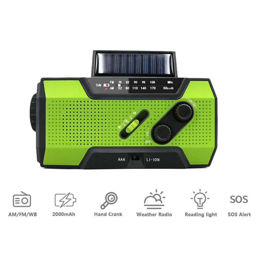 Hand crank solar radio | Luxury Home Accessories | Heulog Glow