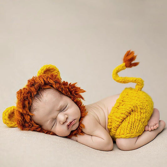 Hand-knitted Cartoon Animal-shaped Newborn Photography Outfits | Luxury Home Accessories | Heulog Glow