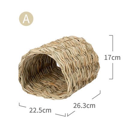 Hand-made straw channel molar avoidance nest | Luxury Home Accessories | Heulog Glow