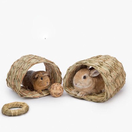 Hand-made straw channel molar avoidance nest | Luxury Home Accessories | Heulog Glow
