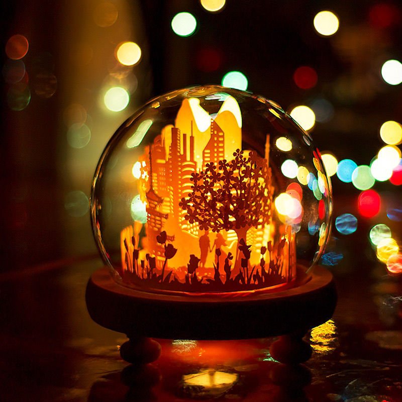 Hand-made Three Dimensional Night Light | Luxury Home Accessories | Heulog Glow
