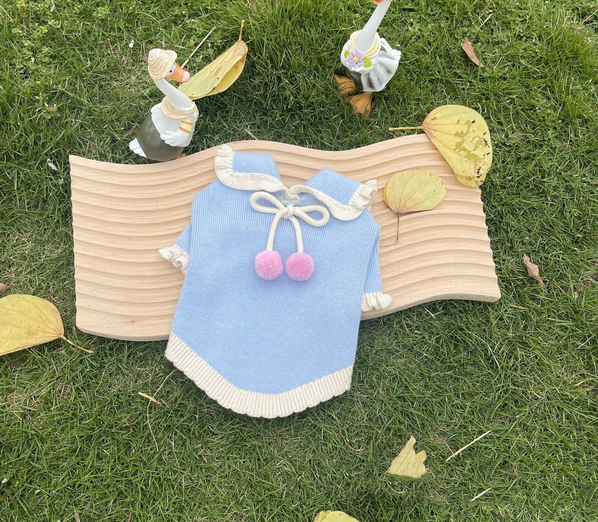 Handmade Strawberry Ball Wool Coat Dog To Keep Warm | Luxury Home Accessories | Heulog Glow