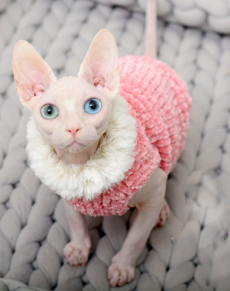 Handmade Sweater Imitation Mink Fur Warm Vest Autumn And Winter | Luxury Home Accessories | Heulog Glow