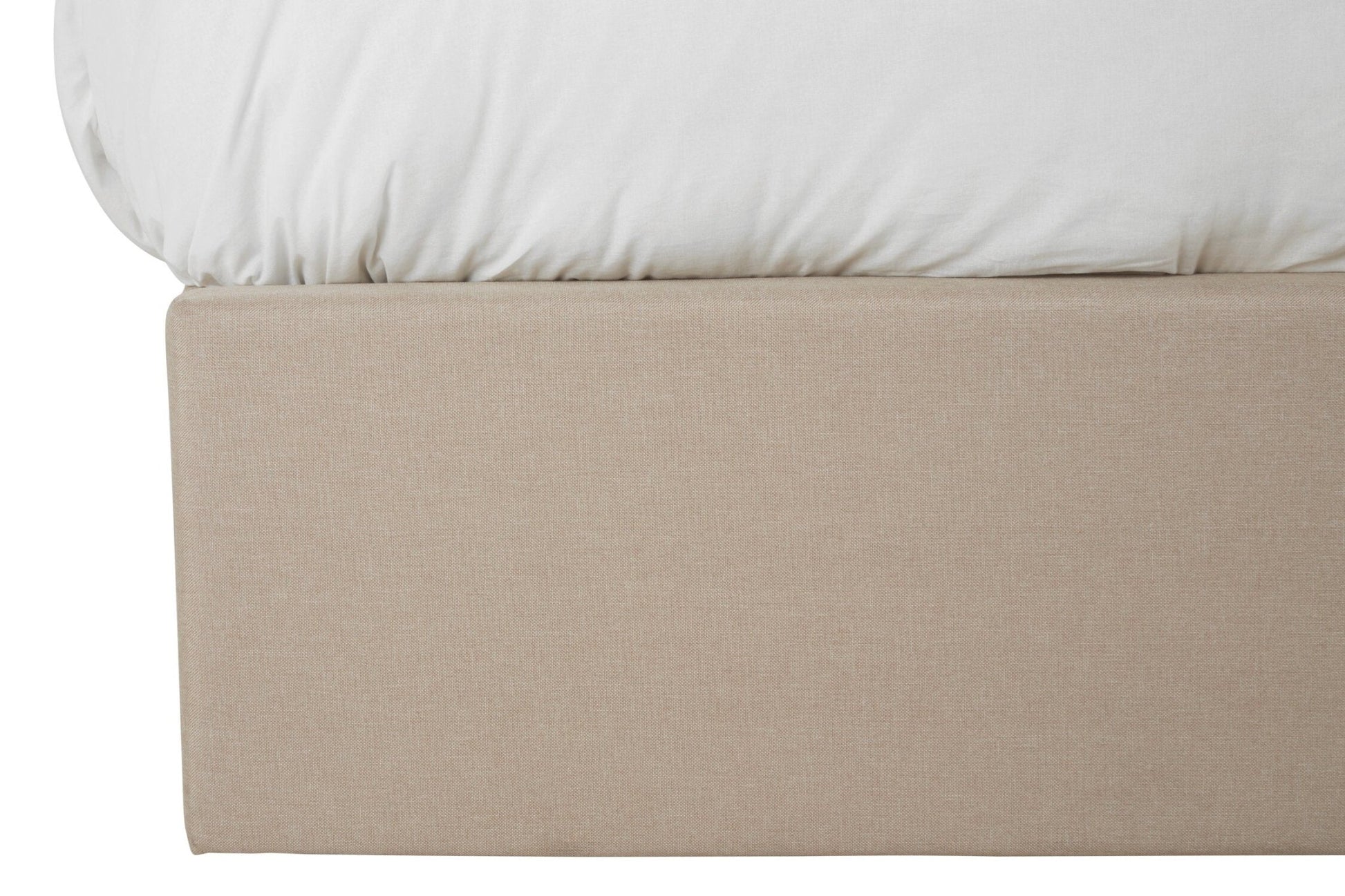 Hannah Beige Ottoman Double Bed | Luxury Home Accessories | Heulog Glow