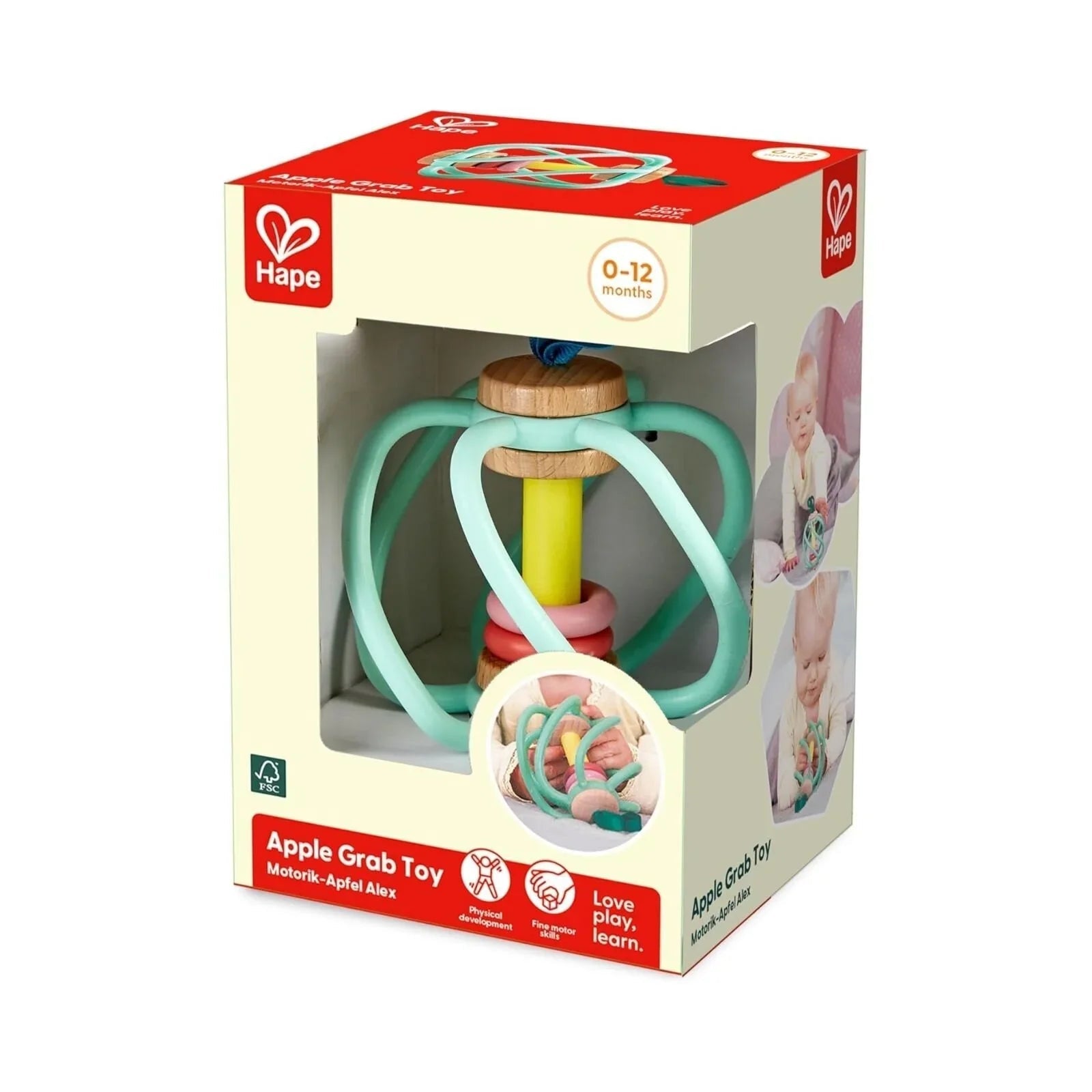 Hape Apple Grab Toy | Luxury Home Accessories | Heulog Glow