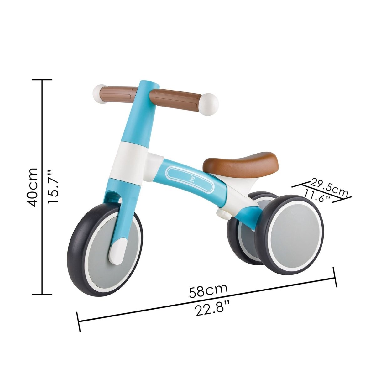 Hape First Ride Toddler Balance Bike, Blue | Luxury Home Accessories | Heulog Glow