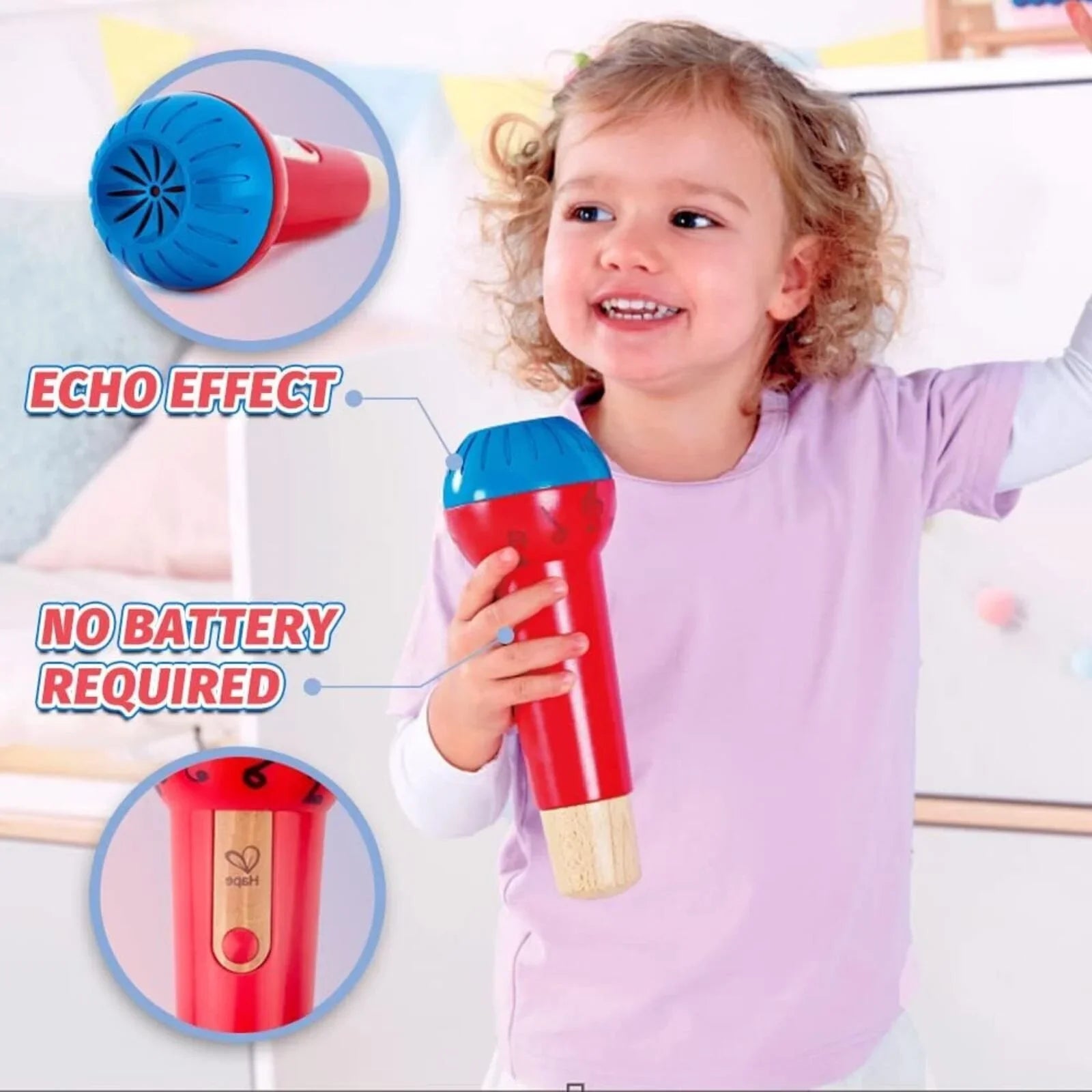 Hape Mighty Echo Microphone | Luxury Home Accessories | Heulog Glow