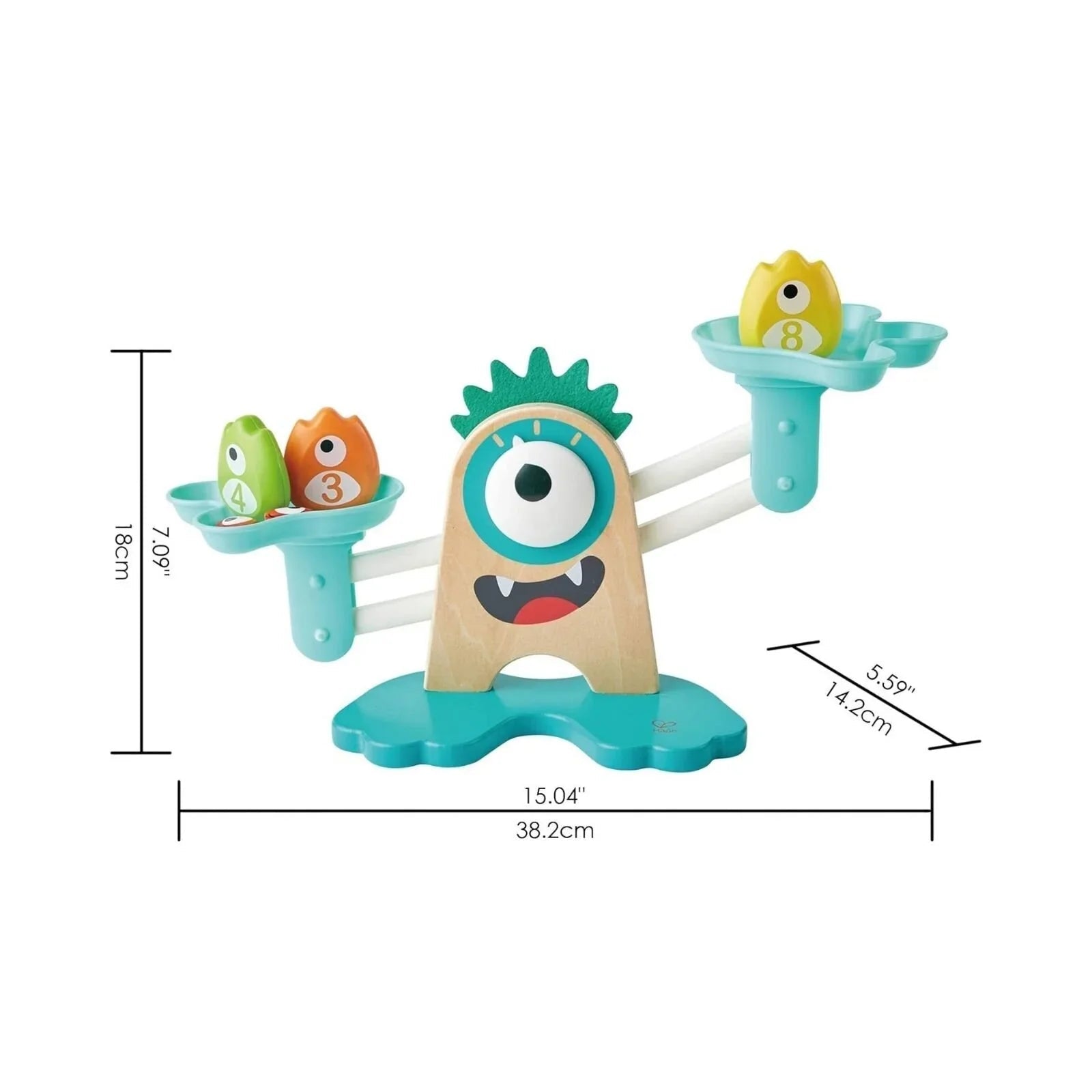 Hape Monster Math Scale | Luxury Home Accessories | Heulog Glow
