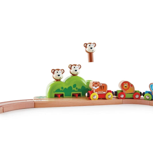 Hape Music & Monkeys Railway | Luxury Home Accessories | Heulog Glow