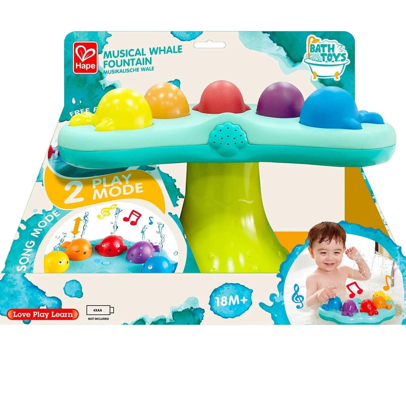 Hape Musical Whale Fountain | Luxury Home Accessories | Heulog Glow