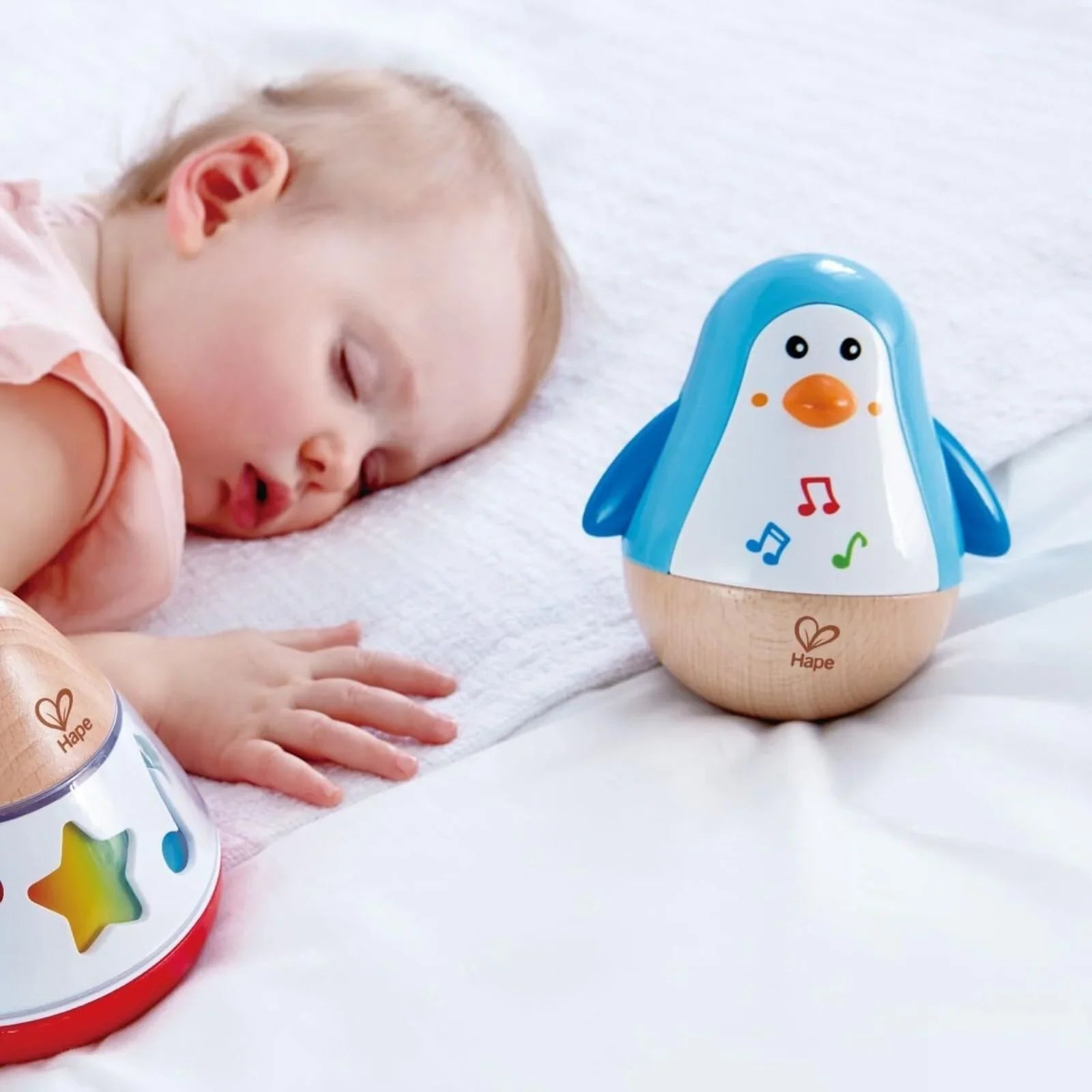 Hape Penguin Music Wobbler | Luxury Home Accessories | Heulog Glow