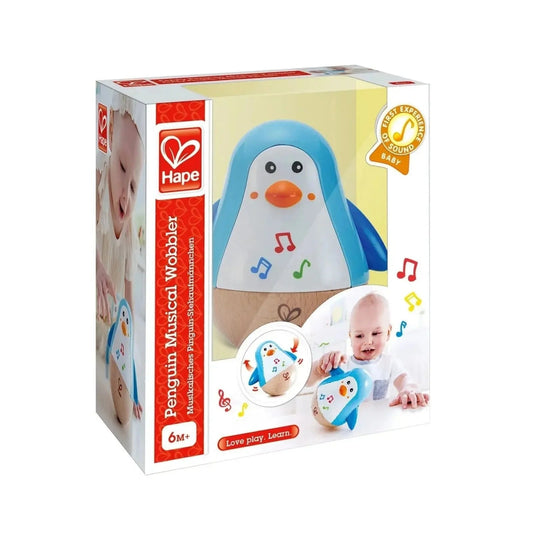 Hape Penguin Music Wobbler | Luxury Home Accessories | Heulog Glow