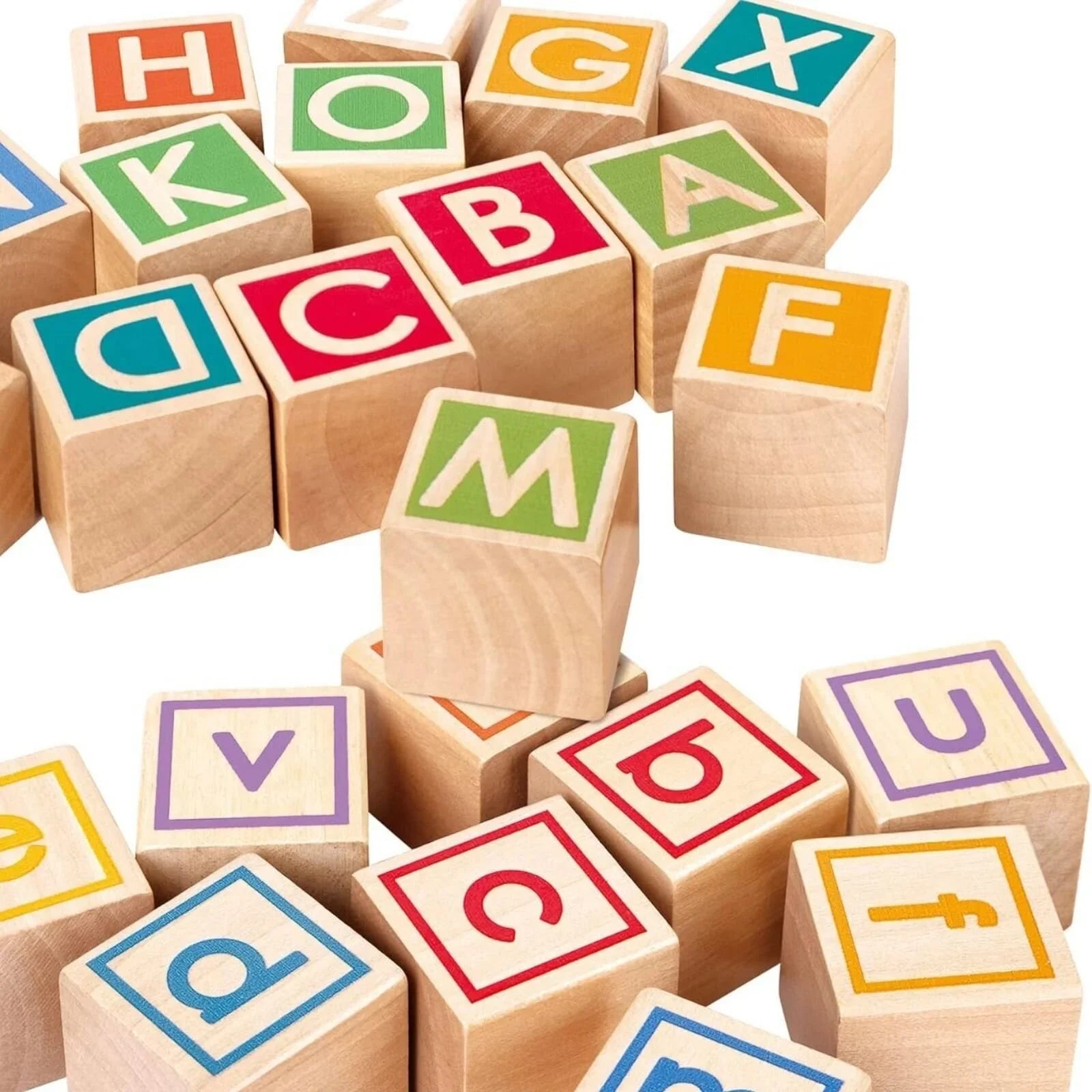 Hape Pull Along Cart with Stacking Blocks | Luxury Home Accessories | Heulog Glow