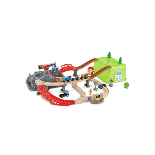 Hape Railway Bucket Builder Set | Luxury Home Accessories | Heulog Glow