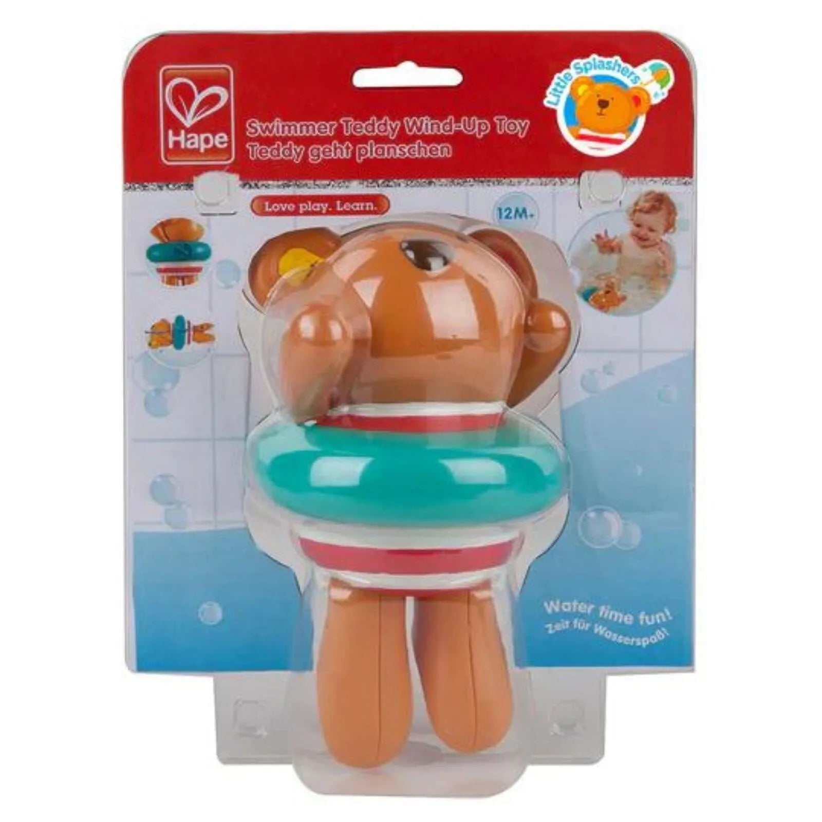 Hape Swimmer Teddy Wind-Up Toy | Luxury Home Accessories | Heulog Glow
