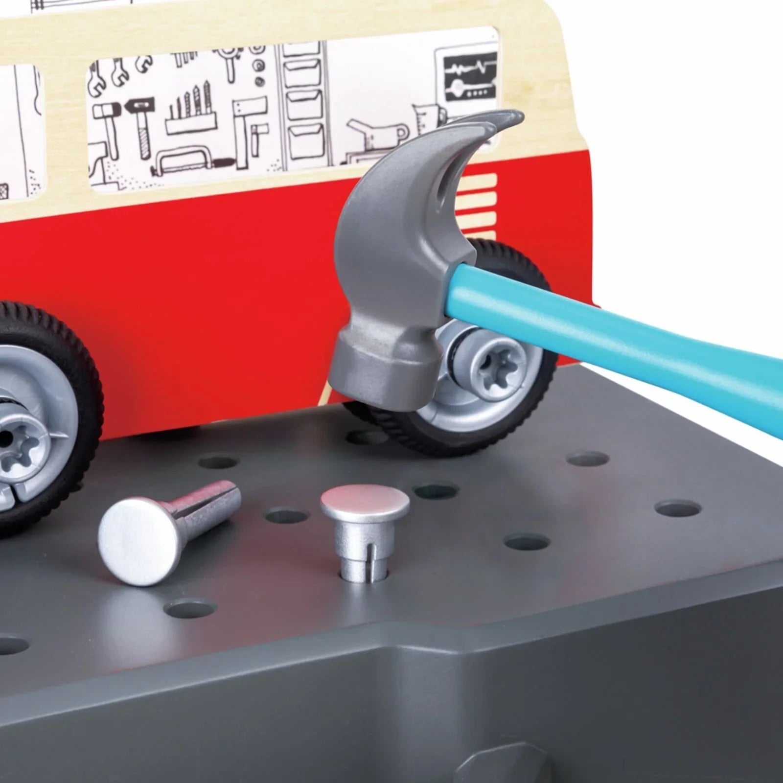 Hape Vehicle Service & Repair Workbench | Luxury Home Accessories | Heulog Glow