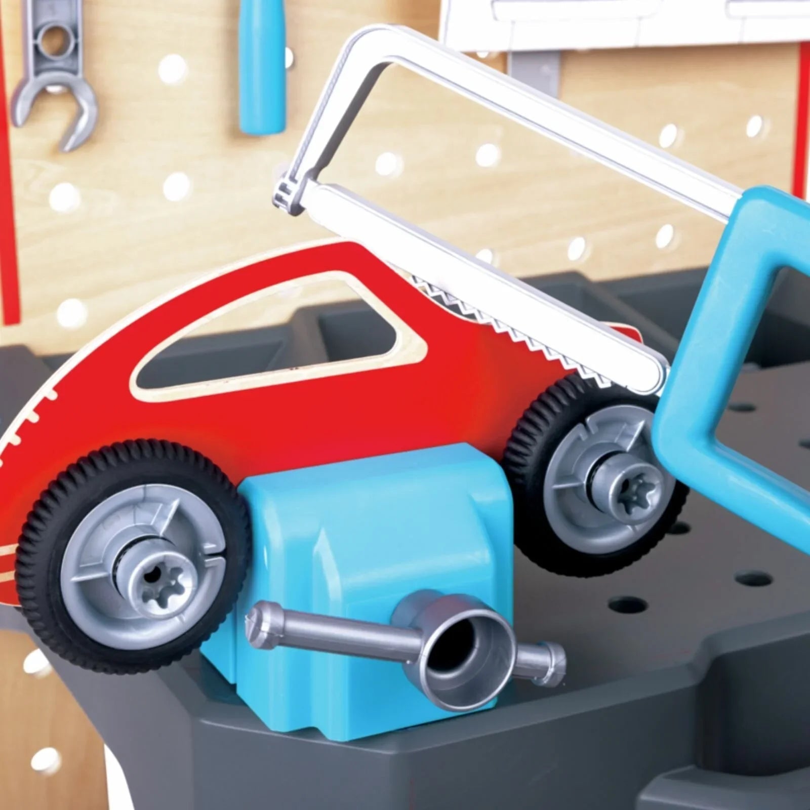 Hape Vehicle Service & Repair Workbench | Luxury Home Accessories | Heulog Glow