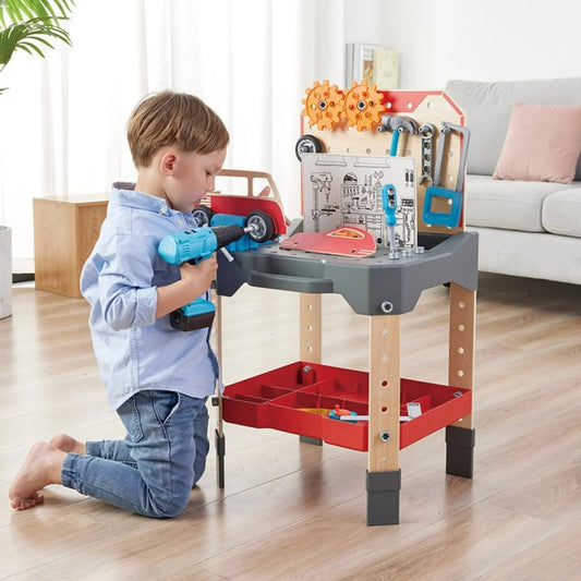 Hape Vehicle Service & Repair Workbench | Luxury Home Accessories | Heulog Glow