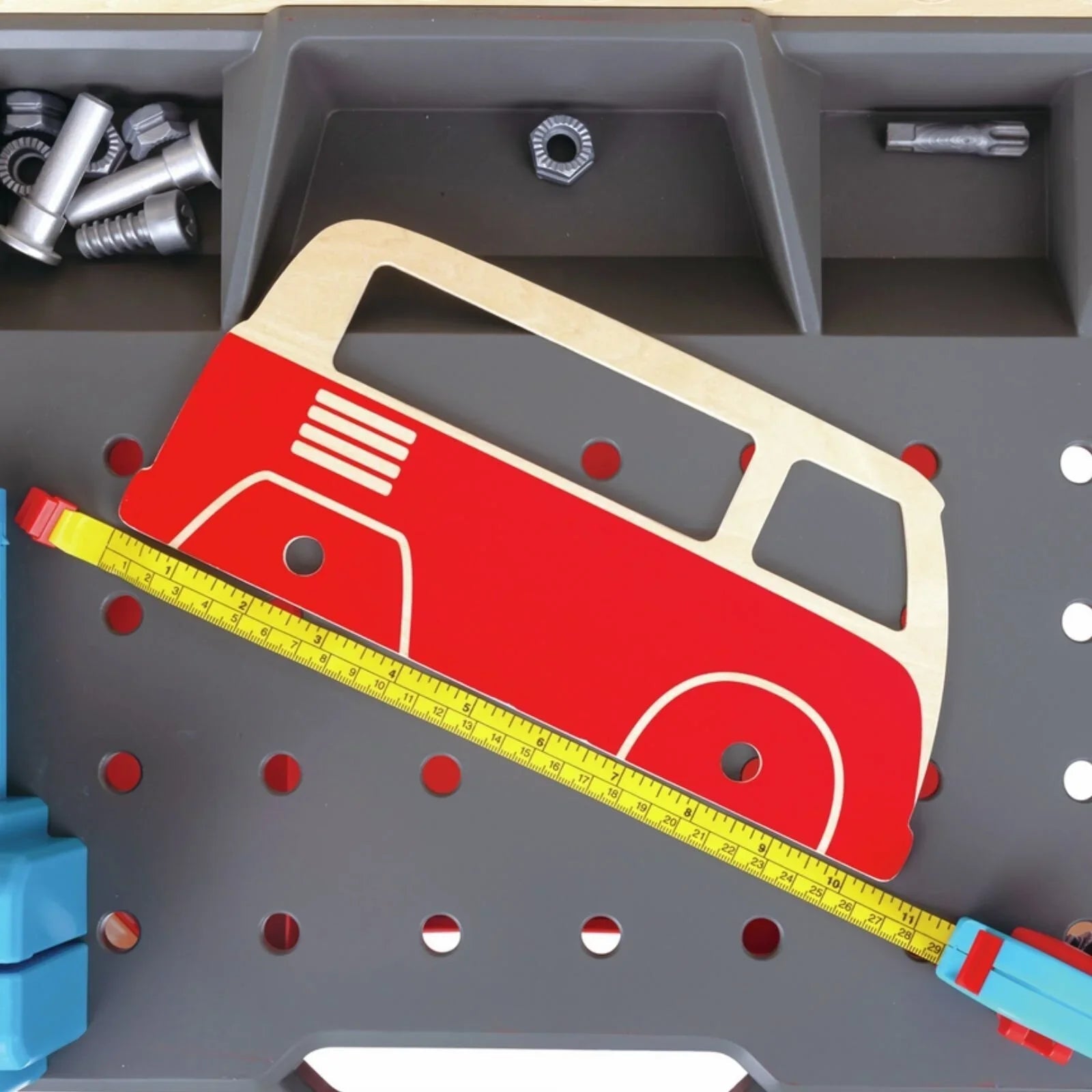Hape Vehicle Service & Repair Workbench | Luxury Home Accessories | Heulog Glow
