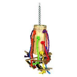 Happy Pet Bamboo Puzzle Toy Hanger | Luxury Home Accessories | Heulog Glow