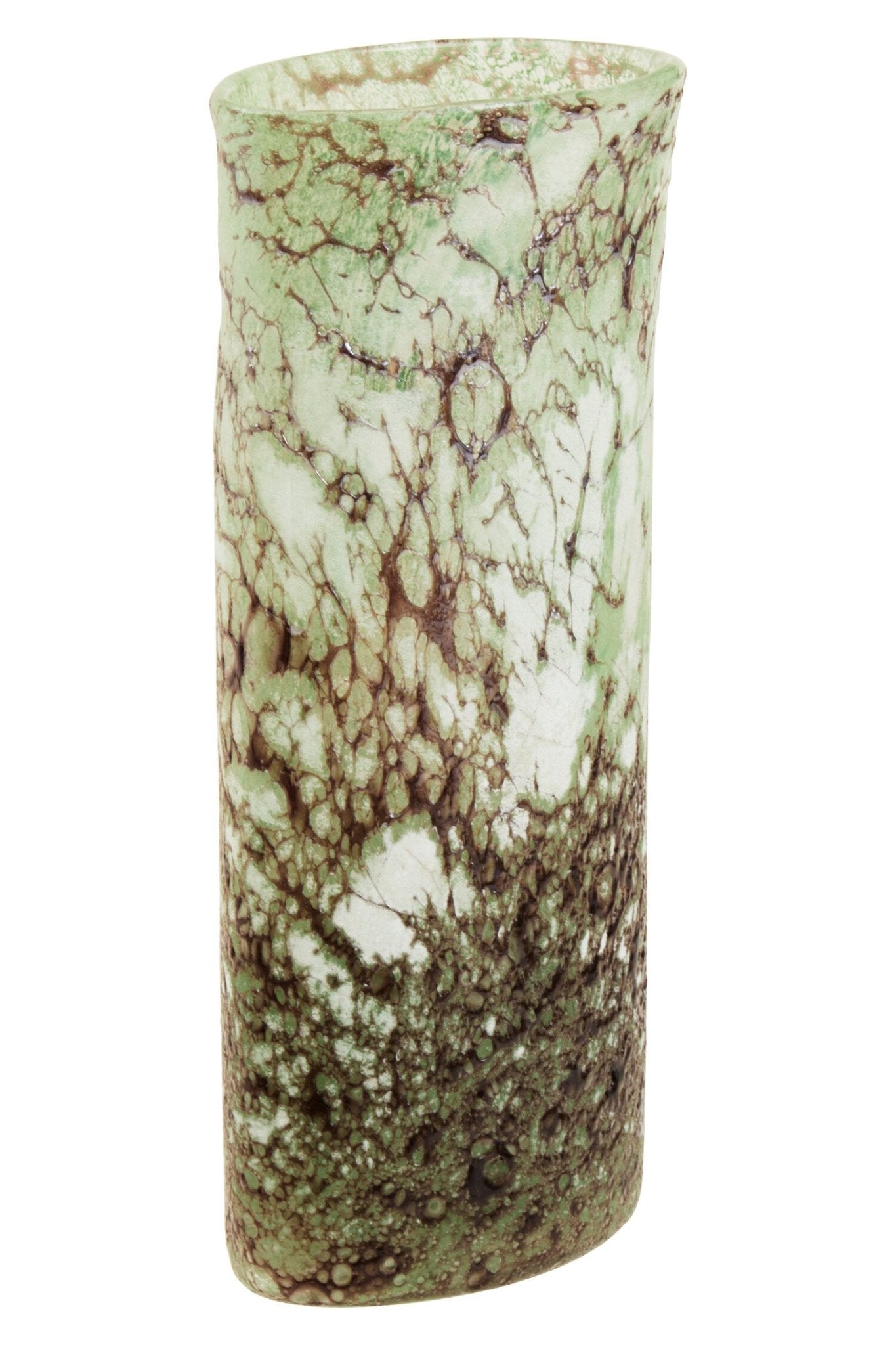 Harri Small Glass Marble Effect Vase | Luxury Home Accessories | Heulog Glow
