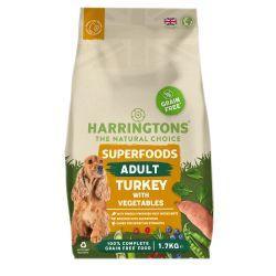 Harringtons Adult Dog Grain Free Superfoods Turkey, 1.7kg | Luxury Home Accessories | Heulog Glow