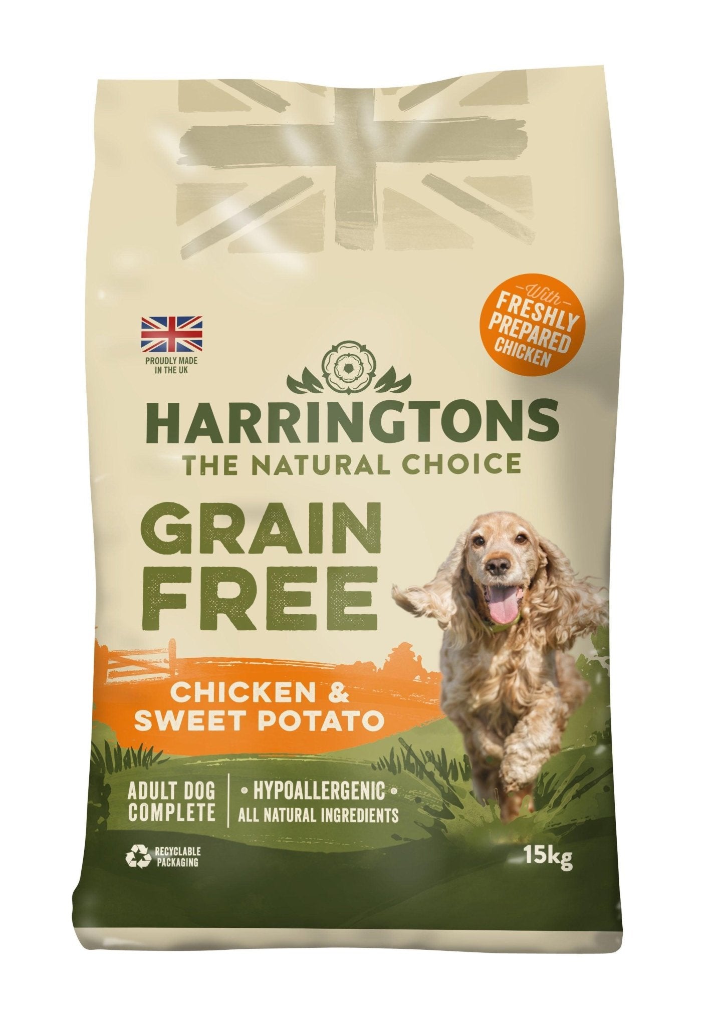 Harringtons Dog Grain Free Chicken | Luxury Home Accessories | Heulog Glow