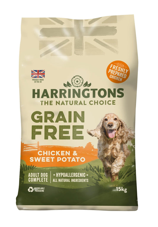Harringtons Dog Grain Free Chicken | Luxury Home Accessories | Heulog Glow