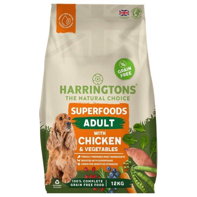 Harringtons Dog Grain Free Superfood Chicken | Luxury Home Accessories | Heulog Glow