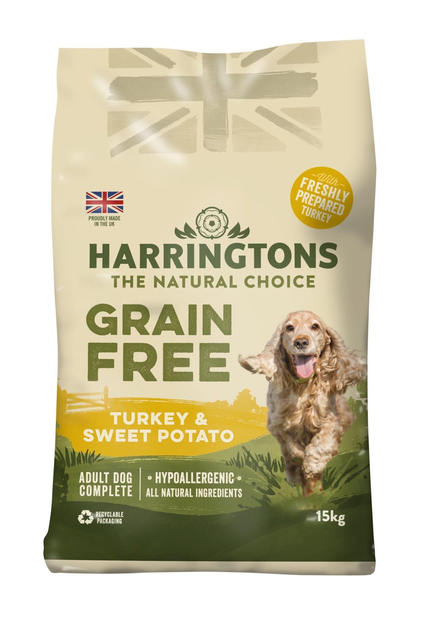 Harringtons Dog Grain Free Turkey | Luxury Home Accessories | Heulog Glow