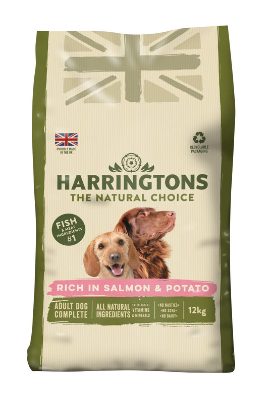 Harringtons Dog Salmon & Potato 12kg | Luxury Home Accessories | Heulog Glow