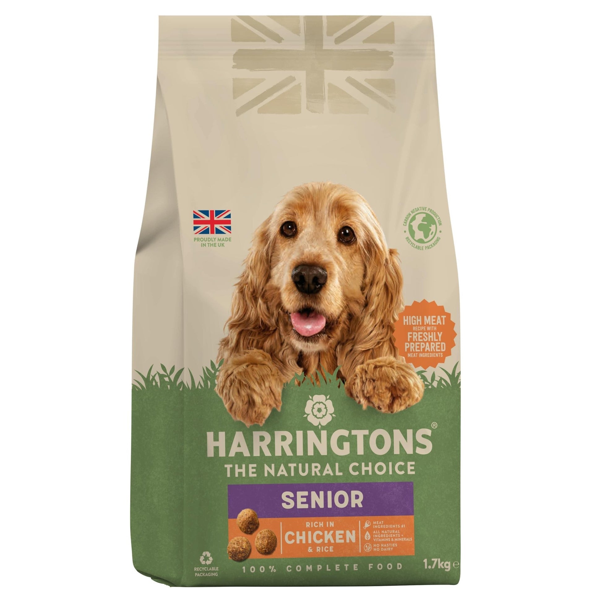 Harringtons Dog Senior Chicken 4x1.7kg | Luxury Home Accessories | Heulog Glow