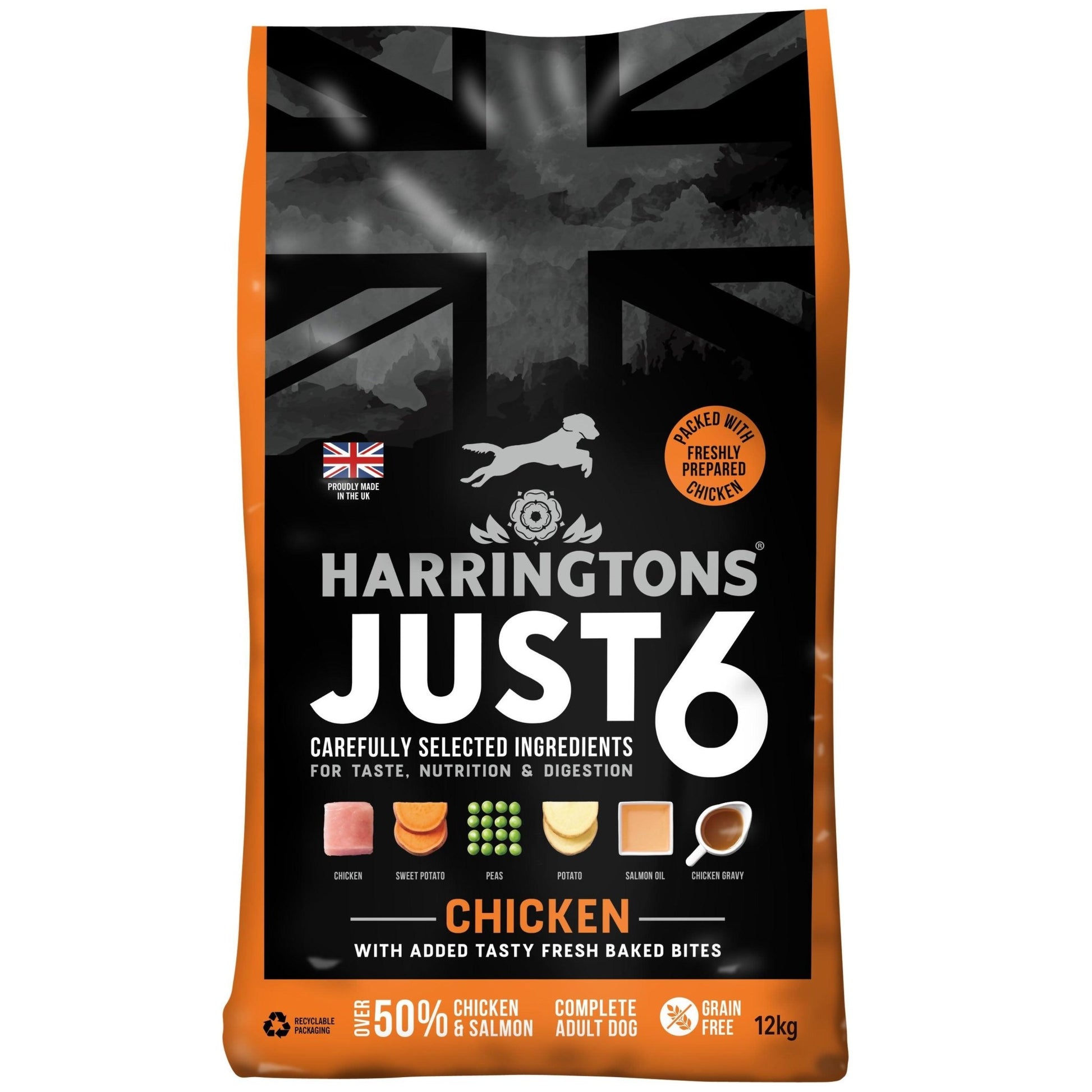 Harringtons Just 6 Chicken 12kg | Luxury Home Accessories | Heulog Glow
