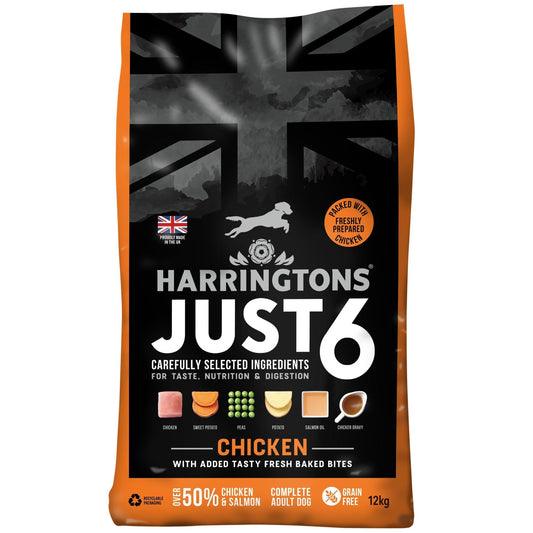 Harringtons Just 6 Chicken 12kg | Luxury Home Accessories | Heulog Glow