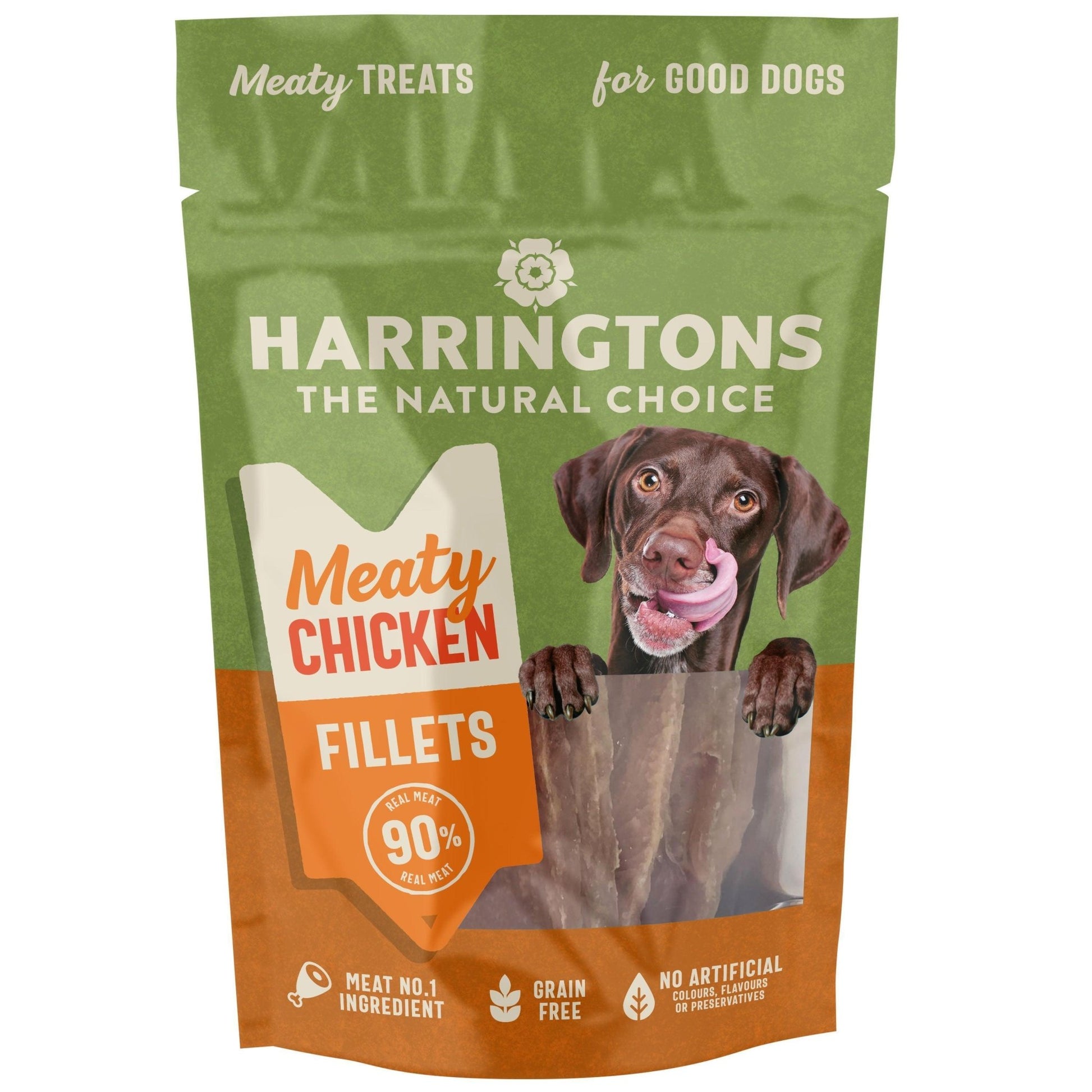 Harringtons Natural Choice Meaty Chicken Fillets Treats 70g | Luxury Home Accessories | Heulog Glow
