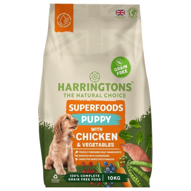 Harringtons Pup Grain Free Superfood Chicken | Luxury Home Accessories | Heulog Glow