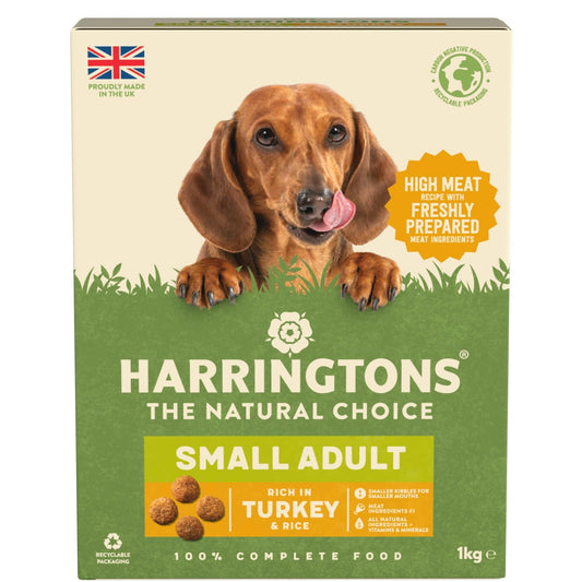 Harringtons Small Dog Turkey 5x1kg | Luxury Home Accessories | Heulog Glow