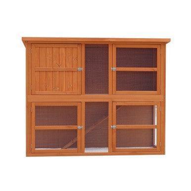 Harrisons Grasmere Double Height Hutch Natural 150x60x120cm | Luxury Home Accessories | Heulog Glow