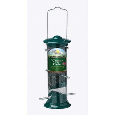 Harrisons Green Die Cast Nyger Feeder 20cm | Luxury Home Accessories | Heulog Glow