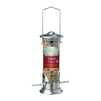 Harrisons Steel Die Cast Seed Feeder 20cm | Luxury Home Accessories | Heulog Glow